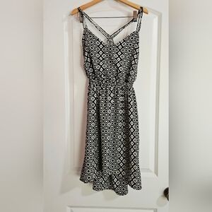 BeBop Black and White Sundress